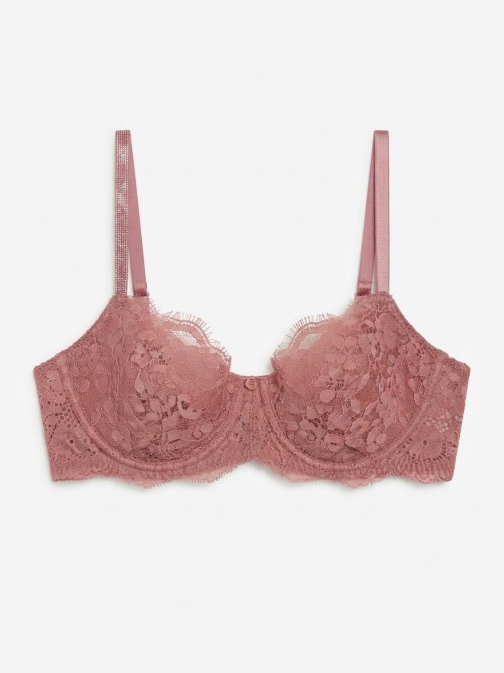New! Victoriaโs Secret Wicked Twinkle Lace Unlined Balconette Bra 3493